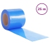 Durvju Aizkars, Zils, 200 Mm X 1,6 Mm, 25 M, Pvc Vidaxl