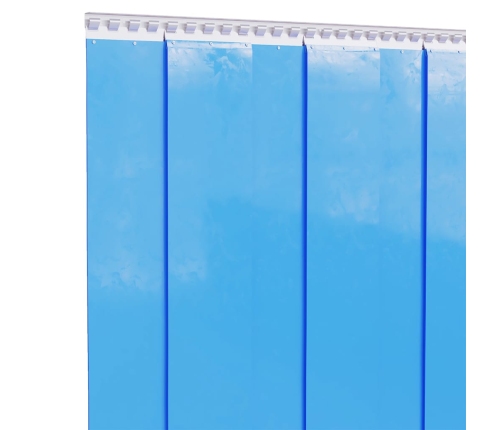 Durvju Aizkars, Zils, 200 Mm X 1,6 Mm, 25 M, Pvc Vidaxl