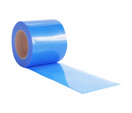 Durvju Aizkars, Zils, 200 Mm X 1,6 Mm, 25 M, Pvc Vidaxl