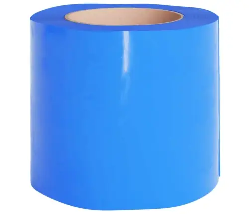 Durvju Aizkars, Zils, 200 Mm X 1,6 Mm, 50 M, Pvc Vidaxl