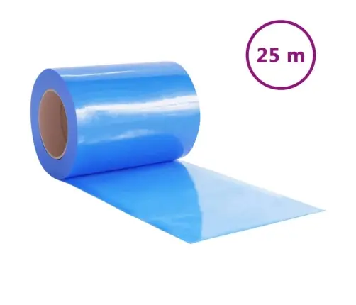 Durų Užuolaida, Mėlyna, 300Mmx2,6Mm, 25M, Pvc