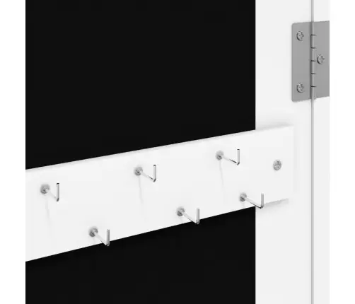 Veidrodinė Papuošalų Spintelė, Balta, 37,5X10X106cm Sieninė Veidrodinė Papuošalų Spintelė, Balta, 37,5X10X106cm Sieninė