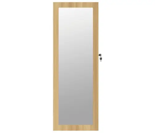 Sienas Rotaslietu Skapītis Ar Spoguli, 37,5X10X106 Cm Vidaxl