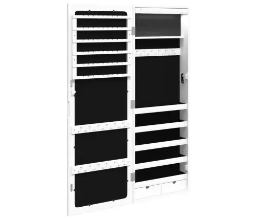 Seinale Kinnitatav Ehetekapp Peegli Ja Led-Tuledega, Valge