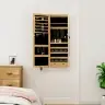 Seinale Kinnitatav Ehetekapp Peegli Ja Led-Tuledega