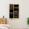 Veidrodinė Papuošalų Spintelė Su Led Apšvietimu
