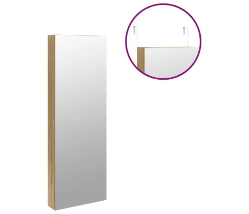 Veidrodinė Papuošalų Spintelė Su Led Apšvietimu
