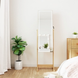 Veidrodinė Papuošalų Spintelė Su Led, Laisvai Pastatoma