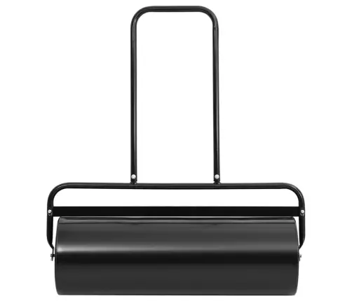 Zālāja Rullis Stumjams, Melns, 63 L, Dzelzs Un Tērauds Vidaxl