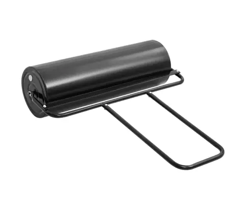 Zālāja Rullis Stumjams, Melns, 63 L, Dzelzs Un Tērauds Vidaxl