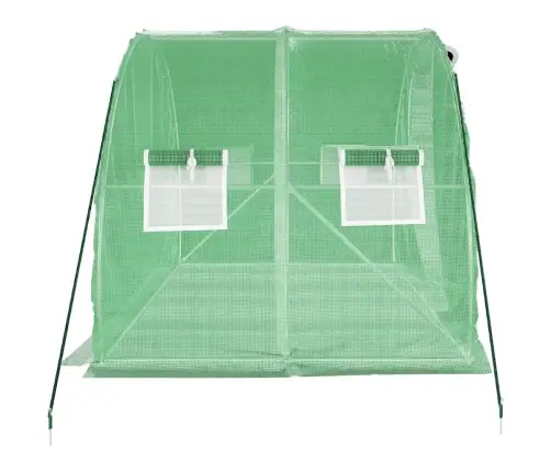 Kasvuhoone Terasraamiga, Roheline, 6 M², 2X2X2 M