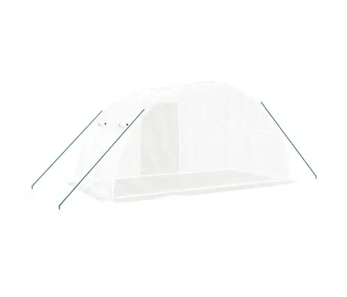 Siltumnīca Ar Tērauda Rāmi, Balta, 8 M², 4X2X2 M Vidaxl