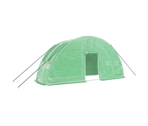 Siltumnīca Ar Tērauda Rāmi, Zaļa, 12 M², 6X2X2,85 M Vidaxl