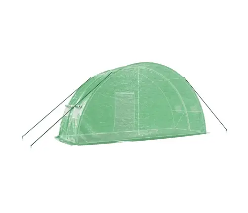 Siltumnīca Ar Tērauda Rāmi, Zaļa, 12 M², 6X2X2,85 M Vidaxl