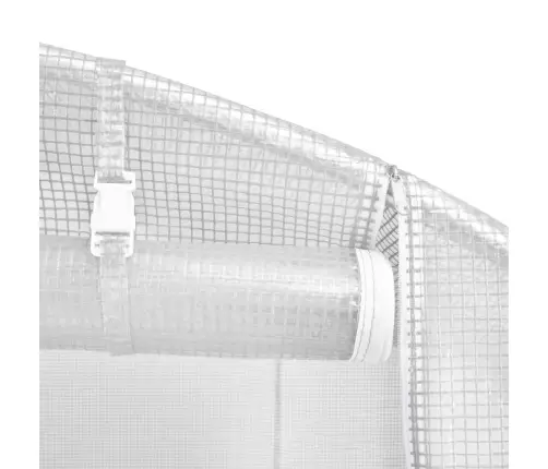 Kasvuhoone Terasraamiga, Valge, 12 M², 6X2X2,85 M