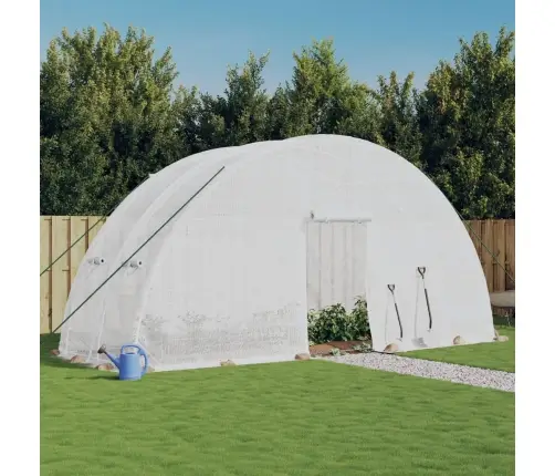 Kasvuhoone Terasraamiga, Valge, 12 M², 6X2X2,85 M