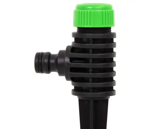 Rotējoši Smidzinātāji, 6 Gab., Zaļi Melni, 3X6X19,5 Cm, Abs, Pp Vidaxl