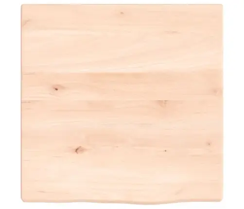 Sienas Plaukts, 40X40X2 Cm, Neapstrādāts Ozola Masīvkoks Vidaxl