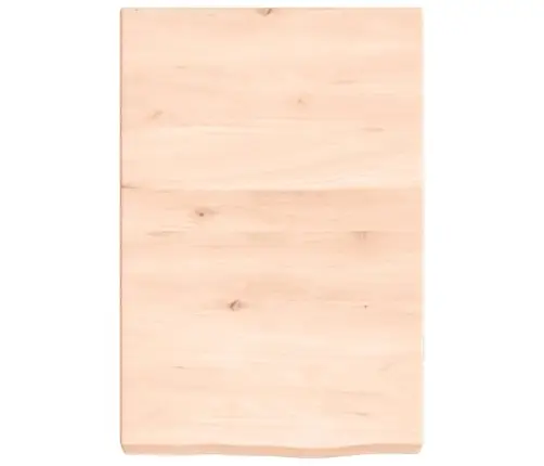 Sienas Plaukts, 40X60X(2-6) Cm, Neapstrādāts Ozola Masīvkoks Vidaxl