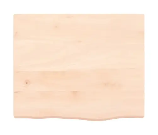 Sienas Plaukts, 60X50X(2-4) Cm, Neapstrādāts Ozola Masīvkoks Vidaxl