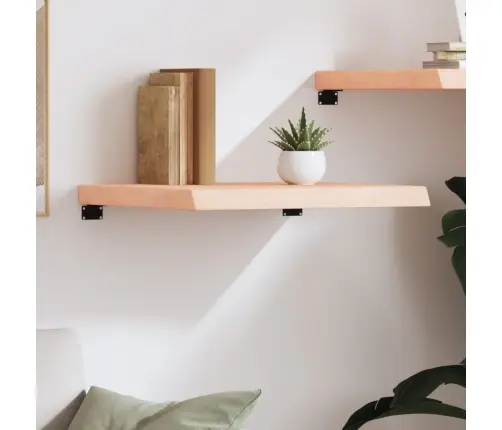 Sienas Plaukts, 60X50X(2-6) Cm, Neapstrādāts Ozola Masīvkoks Vidaxl