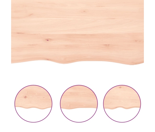Sienas Plaukts, 80X30X(2-4) Cm, Neapstrādāts Ozola Masīvkoks Vidaxl