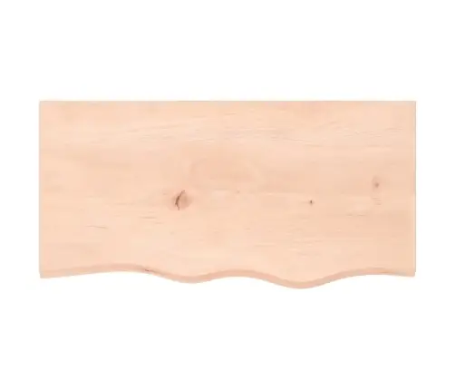 Sienas Plaukts, 80X40X2 Cm, Neapstrādāts Ozola Masīvkoks Vidaxl