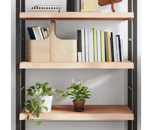 Sienas Plaukts, 80X40X(2-6) Cm, Neapstrādāts Ozola Masīvkoks Vidaxl