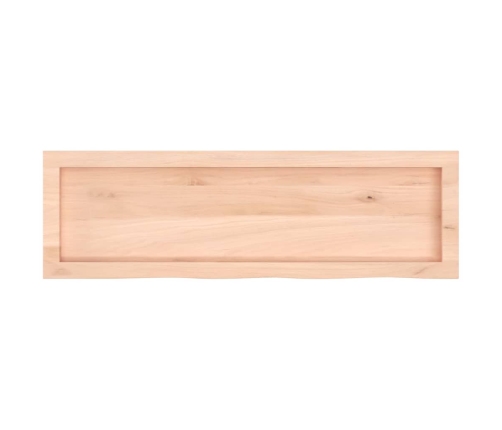 Sienas Plaukts, 100X30X(2-4) Cm, Neapstrādāts Ozola Masīvkoks Vidaxl
