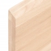 Sienas Plaukts, 100X30X(2-4) Cm, Neapstrādāts Ozola Masīvkoks Vidaxl