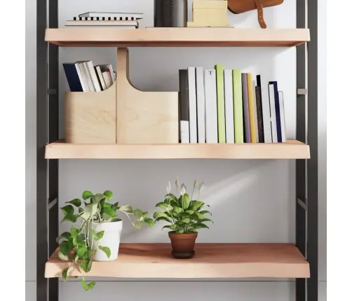 Sienas Plaukts, 100X40X(2-6) Cm, Neapstrādāts Ozola Masīvkoks Vidaxl