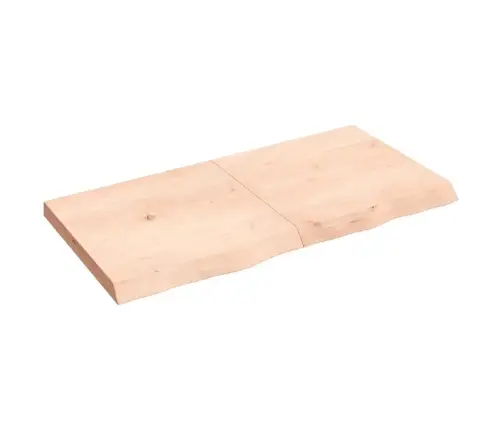Seinariiul, 120X60X(2-6) cm Töötlemata Tammepuit Seinariiul, 120X60X(2-6) cm Töötlemata Tammepuit