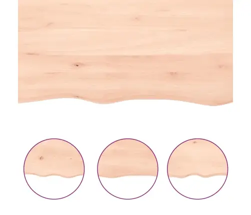 Seinariiul, 180X60X(2-6) cm Töötlemata Tammepuit Seinariiul, 180X60X(2-6) cm Töötlemata Tammepuit