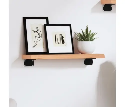 Sieninė Lentyna, Šviesiai Ruda, 40X10X2cm Ąžuolo Masyvas Sieninė Lentyna, Šviesiai Ruda, 40X10X2cm Ąžuolo Masyvas