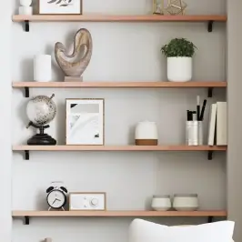 Seinariiul, Helepruun, 80X10X2 cm Töödeldud Tammepuit