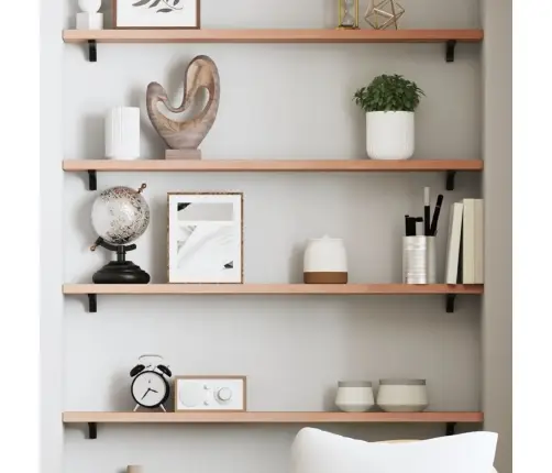 Seinariiul, Helepruun, 80X10X2 cm Töödeldud Tammepuit