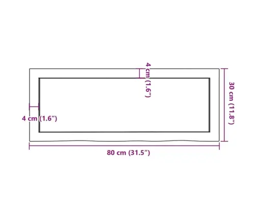 Sieninė Lentyna, Šviesiai Ruda, 80X30X(2-4) cm Ąžuolo Masyvas