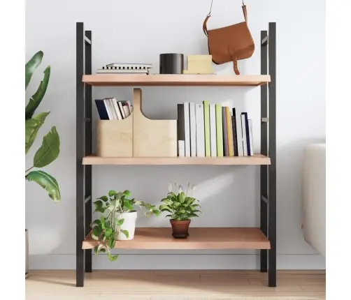 Sienas Plaukts, Gaiši Brūns, 80X60X(2-4) Cm, Ozola Masīvkoks Vidaxl