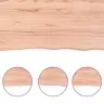 Sienas Plaukts, Gaiši Brūns, 120X60X(2-4) Cm, Ozola Masīvkoks Vidaxl Sienas Plaukts, Gaiši Brūns, 120X60X(2-4) Cm, Ozola Masīvkoks Vidaxl