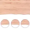 Sienas Plaukts, Gaiši Brūns, 120X60X(2-4) Cm, Ozola Masīvkoks Vidaxl Sienas Plaukts, Gaiši Brūns, 120X60X(2-4) Cm, Ozola Masīvkoks Vidaxl