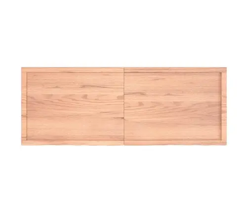 Sienas Plaukts, Gaiši Brūns, 160X60X(2-4) Cm, Ozola Masīvkoks Vidaxl