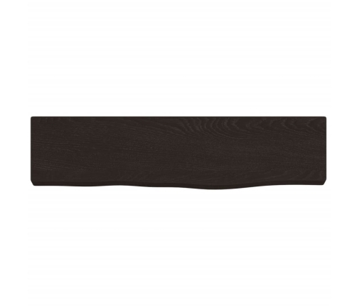 Seinariiul, Tumepruun, 40X10X2 cm Töödeldud Tammepuit