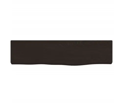 Sieninė Lentyna, Tamsiai Ruda, 40X10X2 cm Ąžuolo Masyvas