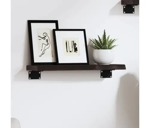 Sieninė Lentyna, Tamsiai Ruda, 40X10X2 cm Ąžuolo Masyvas