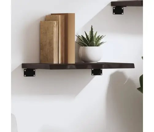 Sieninė Lentyna, Tamsiai Ruda, 40X20X2 cm Ąžuolo Masyvas