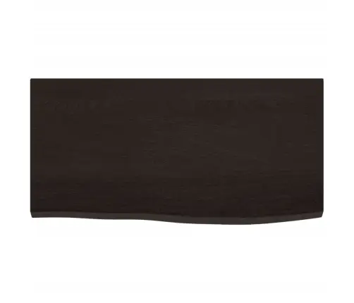 Sieninė Lentyna, Tamsiai Ruda, 60X30X2 cm Ąžuolo Masyvas