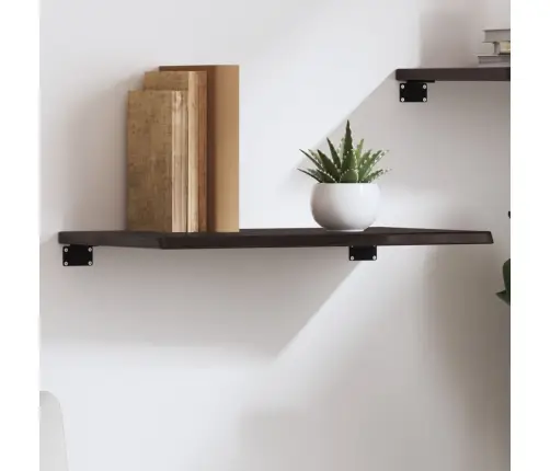 Sieninė Lentyna, Tamsiai Ruda, 60X30X2 cm Ąžuolo Masyvas