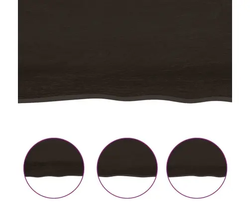Sieninė Lentyna, Tamsiai Ruda, 160X60X(2-4) cm Ąžuolo Masyvas