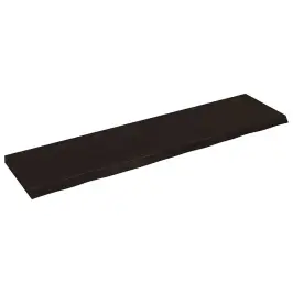 Seinariiul, Tumepruun, 200X50X(2-6) cm Töödeldud Tammepuit