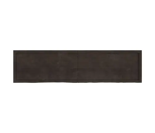 Seinariiul, Tumepruun, 200X50X(2-6) cm Töödeldud Tammepuit